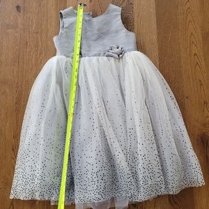 CHEROKEE Grey & Silver Tulle Party Dress